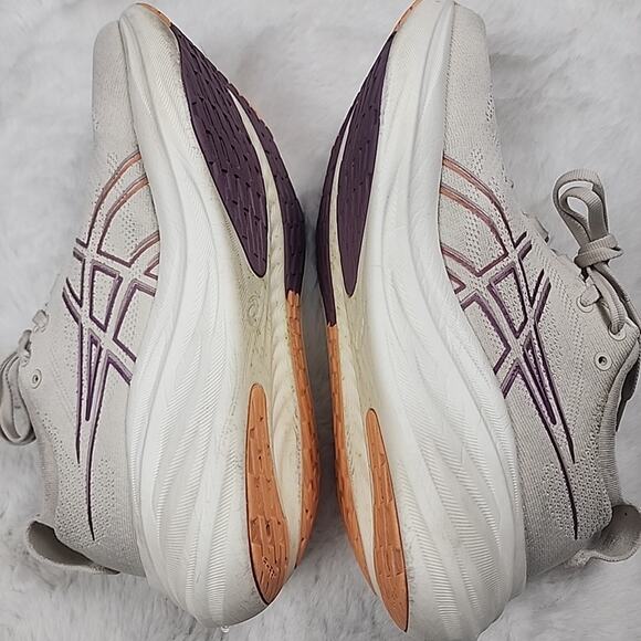 Asics Athletic Shoes in Gray and Purple - Picture 9 of 12